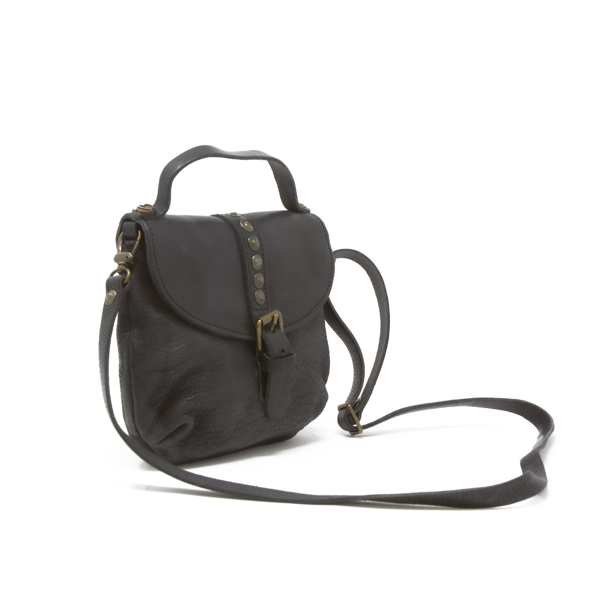 Sancia Black Gigi Mini Australian Leather Crossbody Bag (In Great Cond –  The Saved Collection